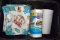 Rolls of Paper Towels, Table Covers, Knives and More