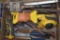 Tin Snips, Crow Bar, Tape Measure, Other Assorted Hand Tools