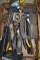 Hammer Stapler, Tape Measure, Rubber Mallet, Wire Brush, Other Assorted Hand Tools