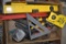 Tin Snips, Speed Square, Level, Other Assorted Hand Tools