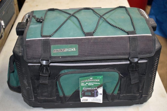 Master Force 20" Tool Tote with Assorted Hardware and Hardware Organizers