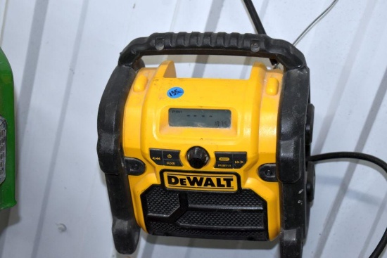 DeWalt Multi Port Charger and Job Site Radio