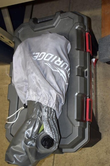 Air Mattress, Husky Tote with Assorted Blaze Orange Gear