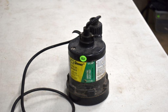 Simer 1/6hp Submersible Utility Pump