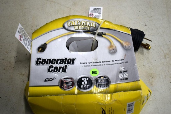 Ultra Power 10 Ga. Generator Cord