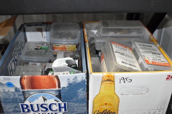 (2 Boxes) Assorted Screws