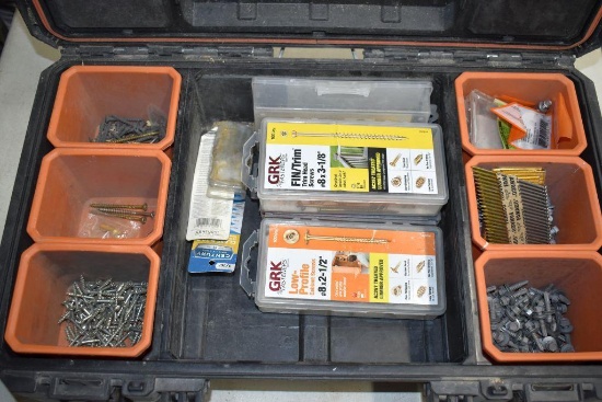 Ridgid Organizer Tool Box with Assorted Hardware