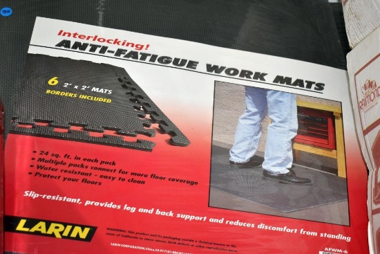 (2 Packs) Anti Fatigue Interlocking Work Mats