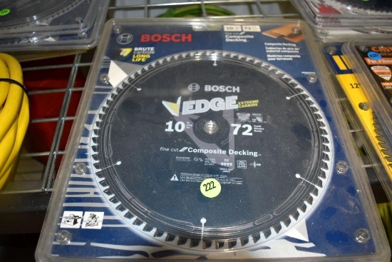 (3) Bosch 10" 72 Teeth Edge Extreme Carbide Blades
