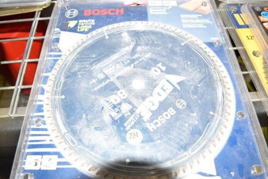 Bosch 10" 60 Tooth Daredevil Blade, Bosch 12" 90 Tooth Edge Extreme Carbide Blade, Bosch 10" 80