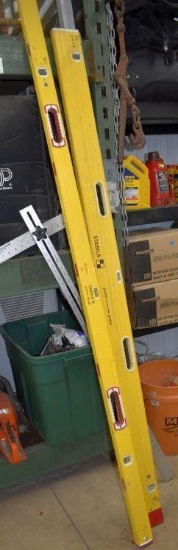 Stabila 78" Level, Stabila 6' Level, Adjust-A-Square T Square