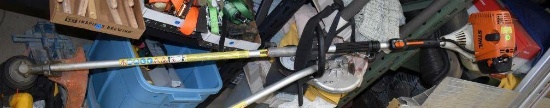 Stihl KM 90R Weed Whip with Edger Attachment