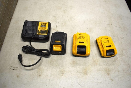 DeWalt 20V Battery, DeWalt Battery Charger, DeWalt 20V 3 AH Battery, DeWalt 20V 2 AH Battery