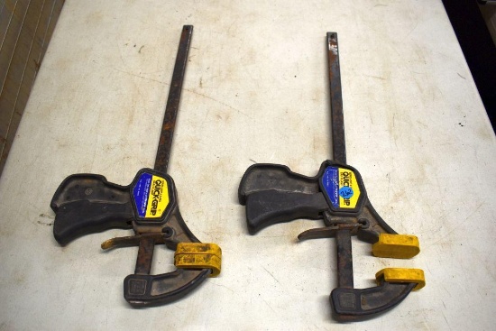 (2) Irwin Quick Grip Clamps