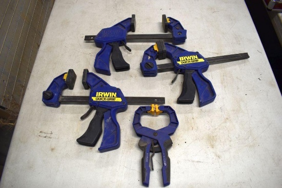 (4) Irwin Quick Grip Clamps