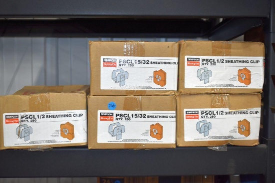 (5) Simpson Strong-Tie Sheathing Clips: Various Sizes