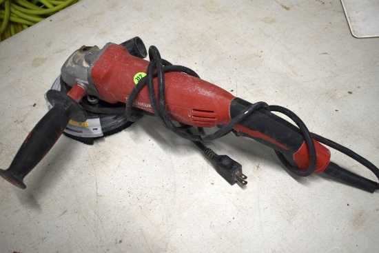 Milwaukee Corded 4 1/2" Grinder with Dust Buddie XP Attachment