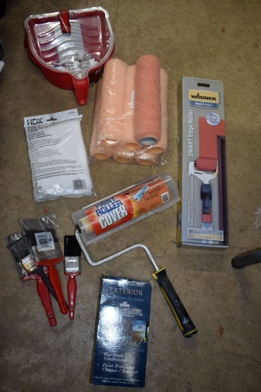 Paint Trays, Paint Roller Covers, Smart Edge Roller, Paint Rollers and More
