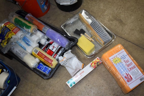 Paint Trays, Paint Strainer, Tile Grout Covers, Paint Roller Covers