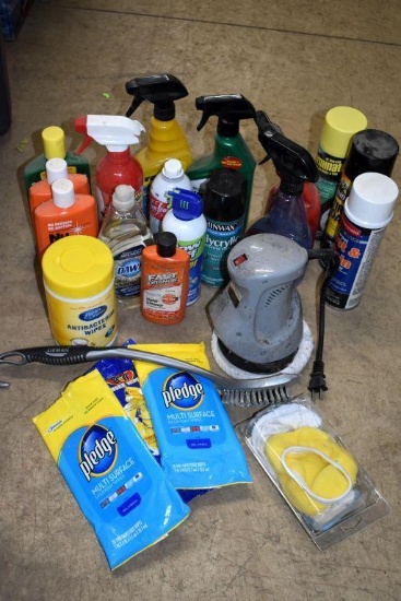 Multi Surface Wipes, Blow Off Duster, Wire brush, Interior Car Detailer, Vehicle Wax, Vehicle