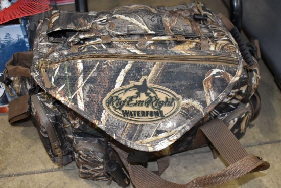 Rig Em Right Waterfowl Bag with Assorted Hunting Accessories