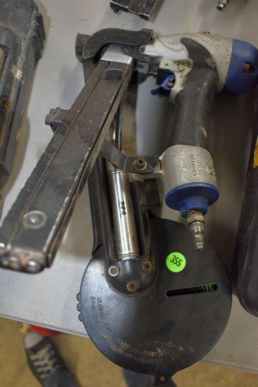 Pneumatic Stapler with CrossFire SpotNails Attachment