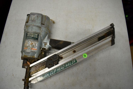 Hitachi Pneumatic Strip Nail Gun: 3 1/4"