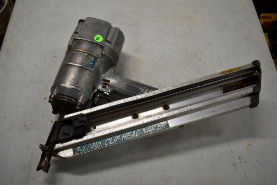 Hitachi Pneumatic Strip Nail Gun, 3 1/4"