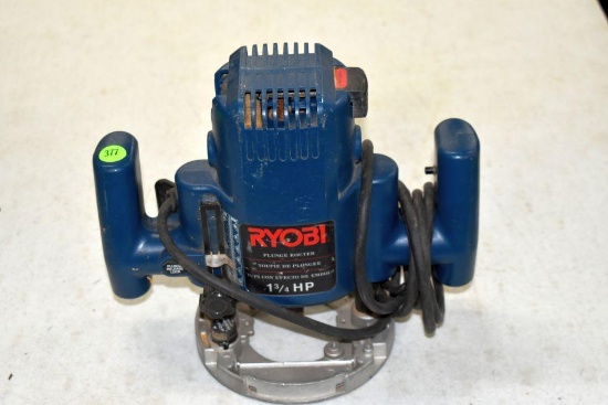 Ryobi Plunge Router, 1 3/4 hp