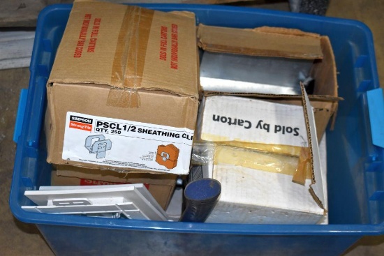 Assortment of Simpson Strong Tie Brackets, Flashing Corners