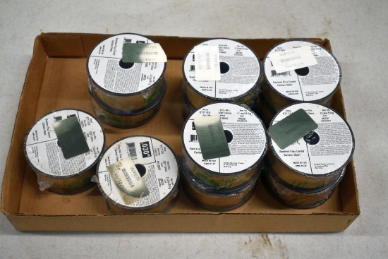 (12) Rolls of .030" Gasless Flux Cord Welding Wire