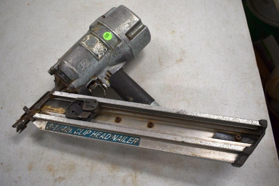 Hitachi Pneumatic Strip Nail Gun, 3 1/4"