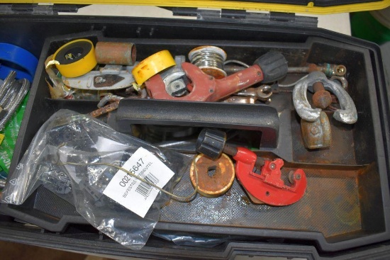 Stanley Fat Max Tool Box With Assorted Plumbing Accessories