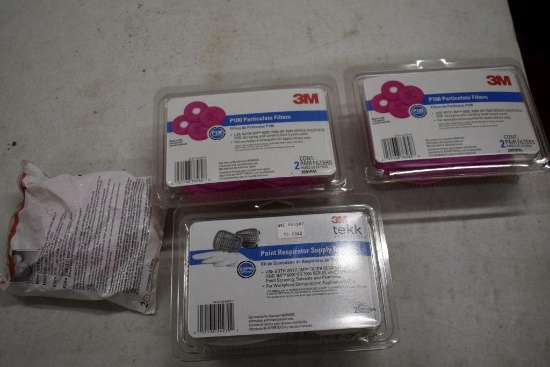 3M Paint Respirator Supply Kit, P100 Particular Filter Packs