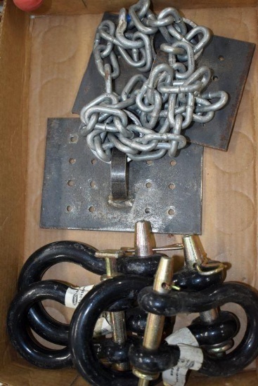 (4) Clevises, Small Chain