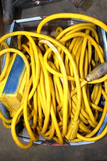 Assorted Extension Cords, Portable GFCI Outlets