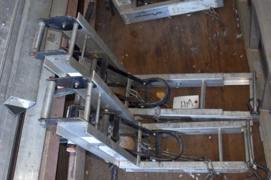 (2) Alum-A-Brake Scaffolding Pump Jack