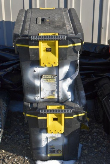 (2) Stanley Mobile Tool Chests