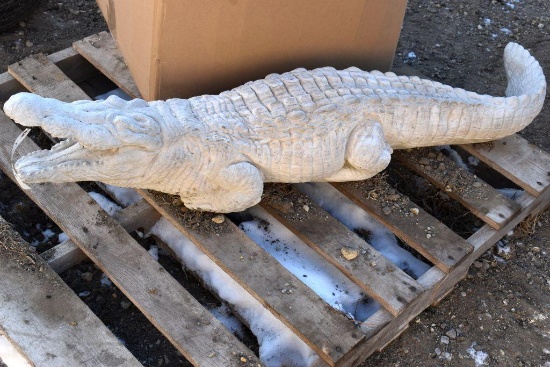 Concrete Alligator, 4' Length