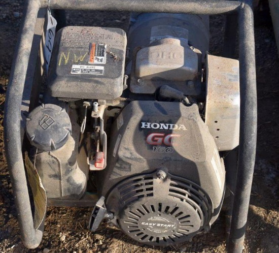 North Star Gas Powered Generator, (4) 120V Outlets, Honda GC-160 Motor, Motor Free, Unknown