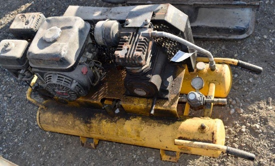 DeWalt Model KU Gas Powered Portable Air Compressor, Honda GX-160 5.5hp Motor, Motor Free