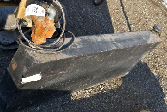 5'x24"x6" Pickup Bed Fuel Tank with Fill-Rite 12 V Pump, 13 Gallons/Minute