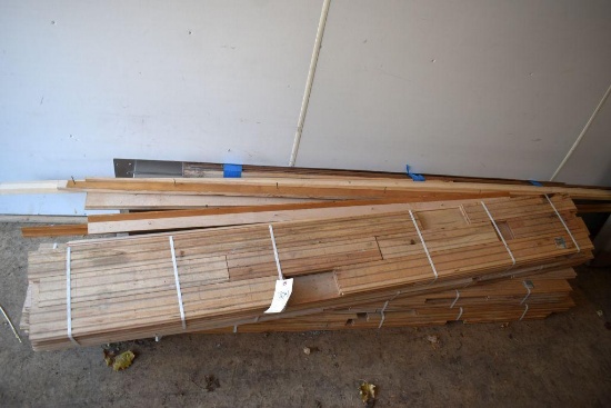 Tongue and Groove Flooring: Assorted Sizes, Assorted Trim Pieces