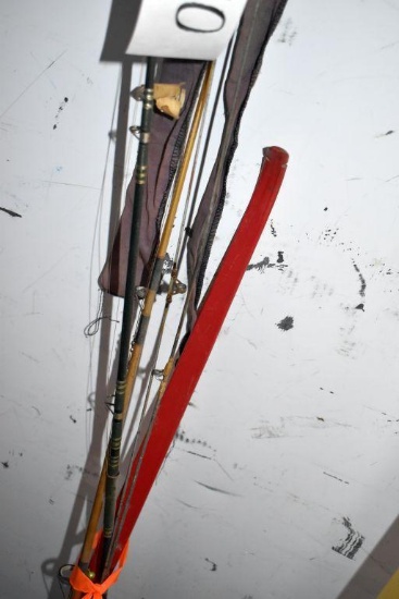 Assorted Fishing Rods with Reels