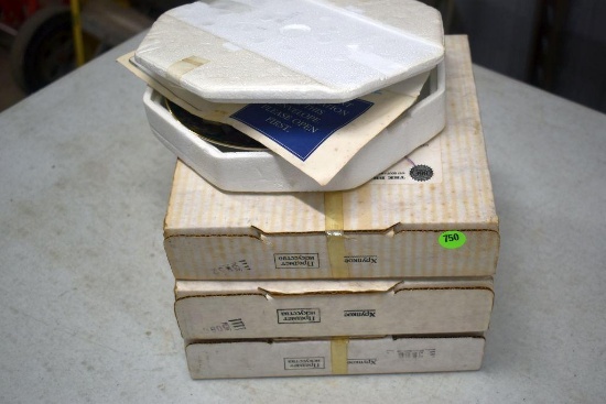 (3) The Bradford Exchange Collectible Plates with Boxes, (1) McDonald's Golden Moments Collectible