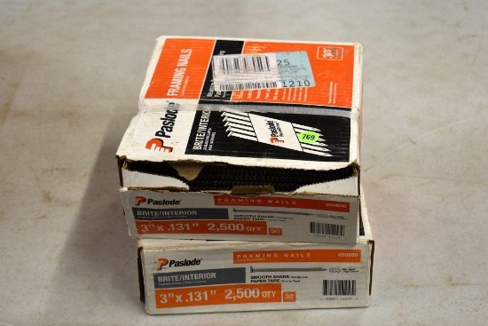 (2 Boxes) Paslode 3"x.131" Framing Nails; May be Open