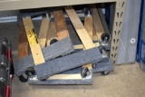 (6) 4 Wheeled Moving Floor Carts