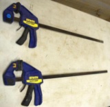 (2) Irwin Quick Grip Clamps