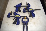 (4) Irwin Quick Grip Clamps