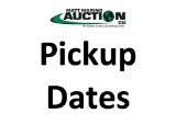 Pickup Dates and Location